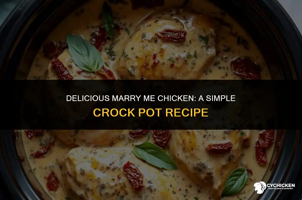 how to make marry me chicken in crock pot
