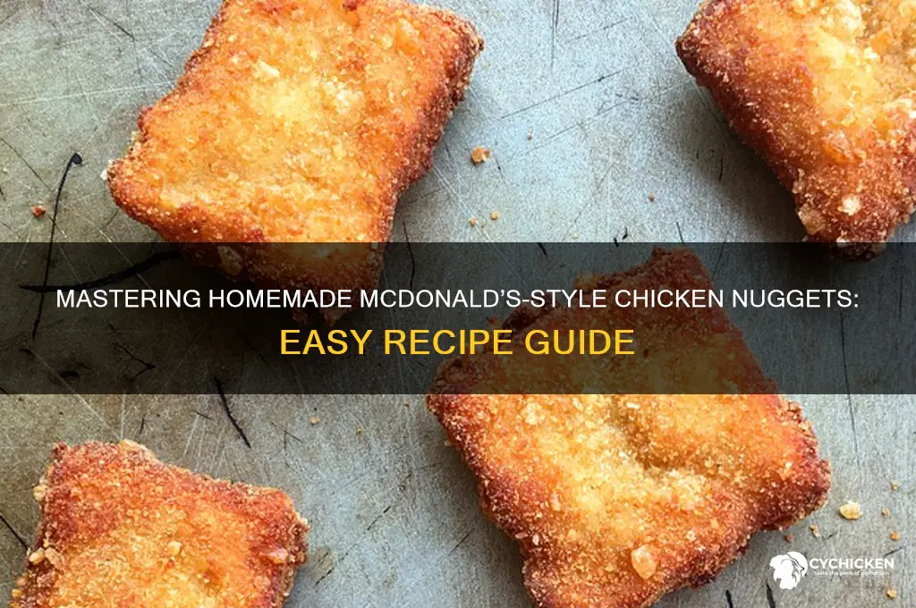 how to make mcdonald chicken nuggets