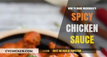 Recreate McDonald's Spicy Chicken Sauce at Home: Easy DIY Recipe