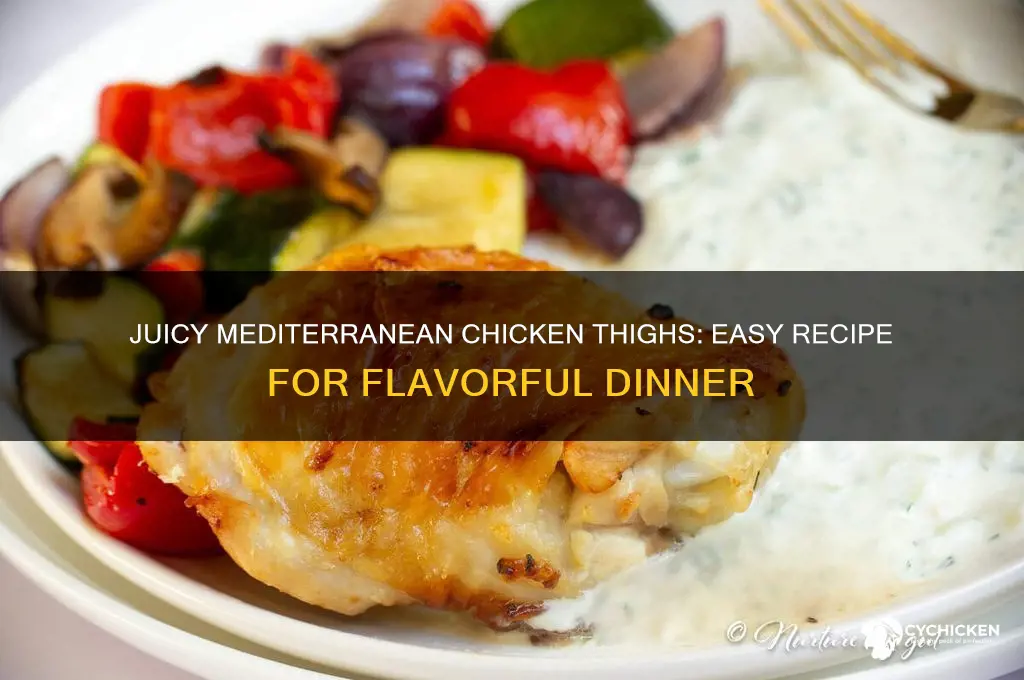 how to make mediterranean chicken thighs
