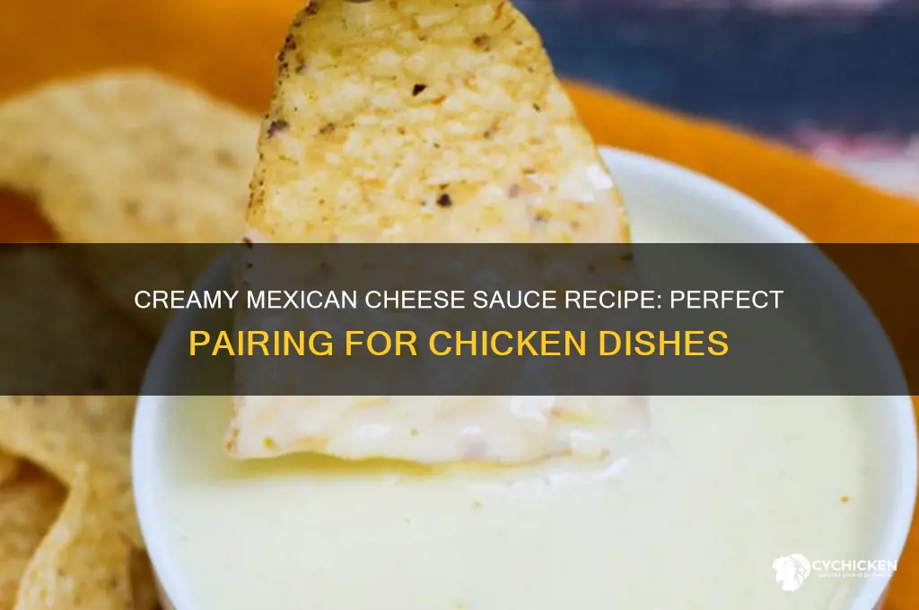 how to make mexican cheese sauce for chicken