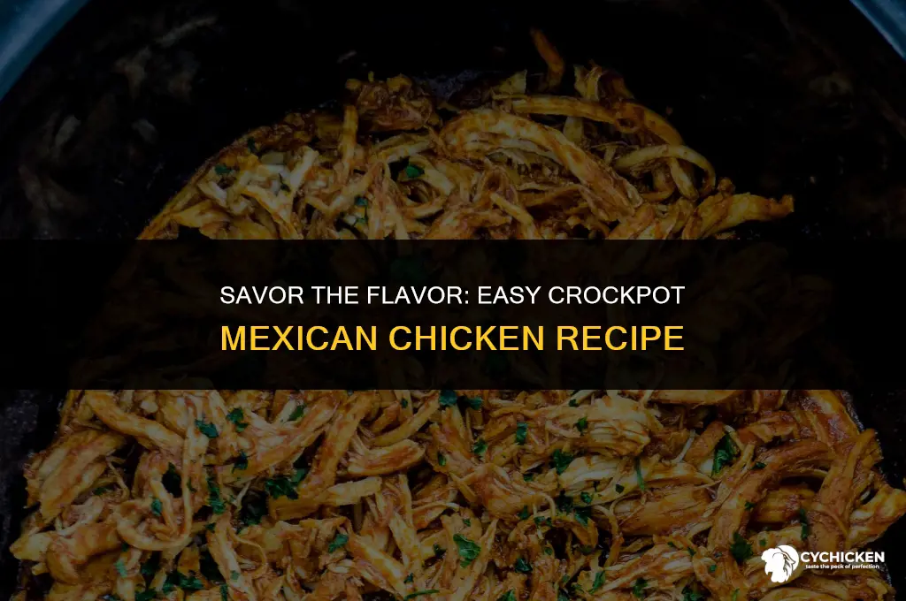 how to make mexican chicken in crock pot