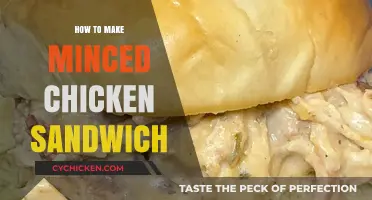 Delicious Minced Chicken Sandwich Recipe: Easy Homemade Meal Idea