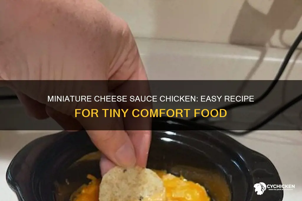 how to make miniature cheese sauce chicken