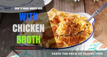 Quick and Flavorful: Minute Rice with Chicken Broth Delight