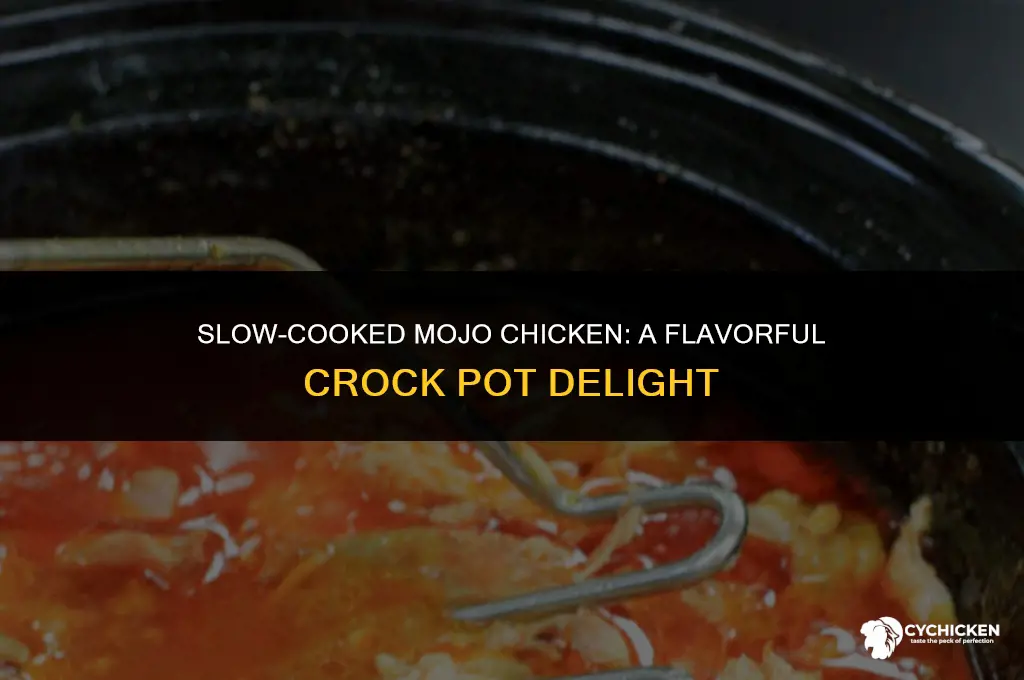 how to make mojo chicken in a crock pot
