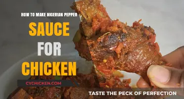 Spicy Nigerian Pepper Sauce Recipe: Perfect Pairing for Juicy Chicken