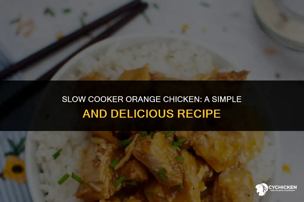 how to make orange chicken in a crock pot