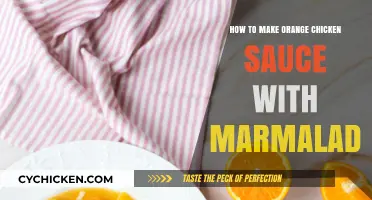 Sweet & Tangy Orange Chicken Sauce: A Marmalade-Based Recipe