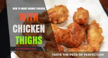 Crispy Orange Chicken Thighs: Easy Homemade Recipe for Juicy Flavor