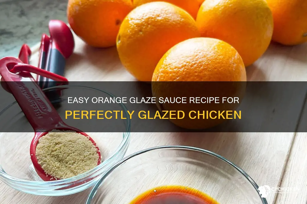 how to make orange glaze sauce for chicken
