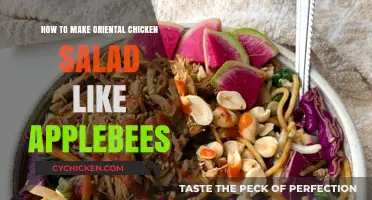 Savor the Flavor: Applebee's-Inspired Oriental Chicken Salad Recipe