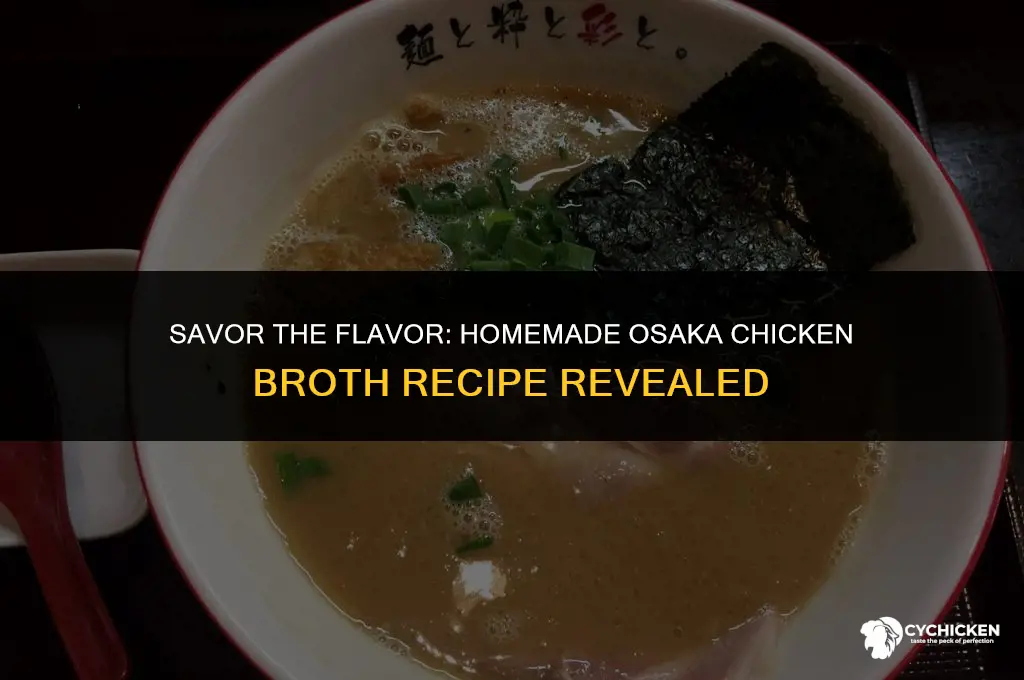 how to make osaka chicken broth recipe