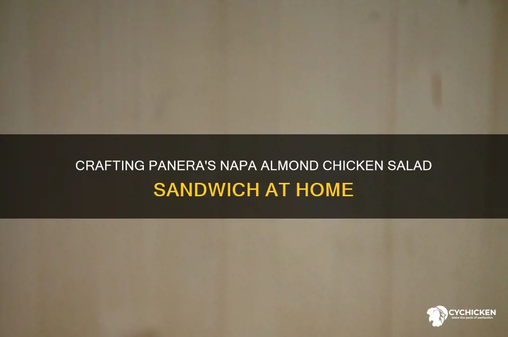 how to make panera bread napa almond chicken salad sandwich