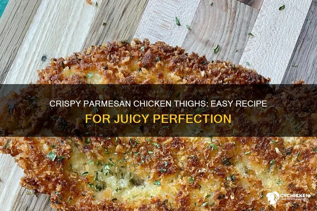 how to make parmesan chicken thighs