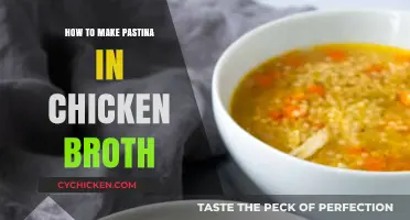Savor the Comfort: Homemade Pastina in Rich Chicken Broth