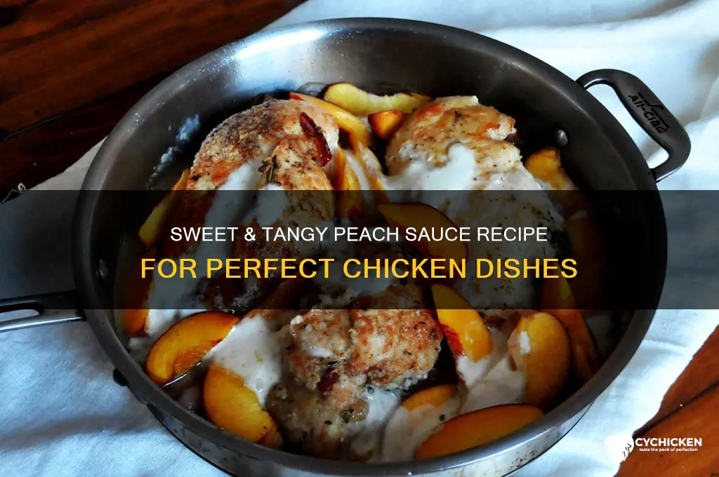 how to make peach sauce for chicken