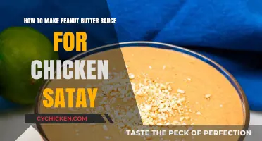 Creamy Peanut Butter Sauce Recipe for Perfect Chicken Satay