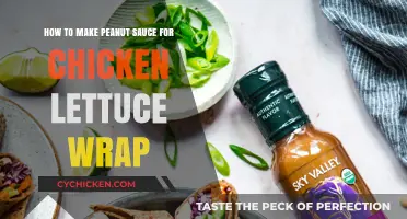 Easy Homemade Peanut Sauce Recipe for Chicken Lettuce Wraps