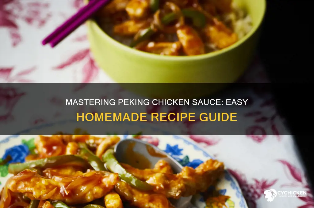 how to make peking chicken sauce