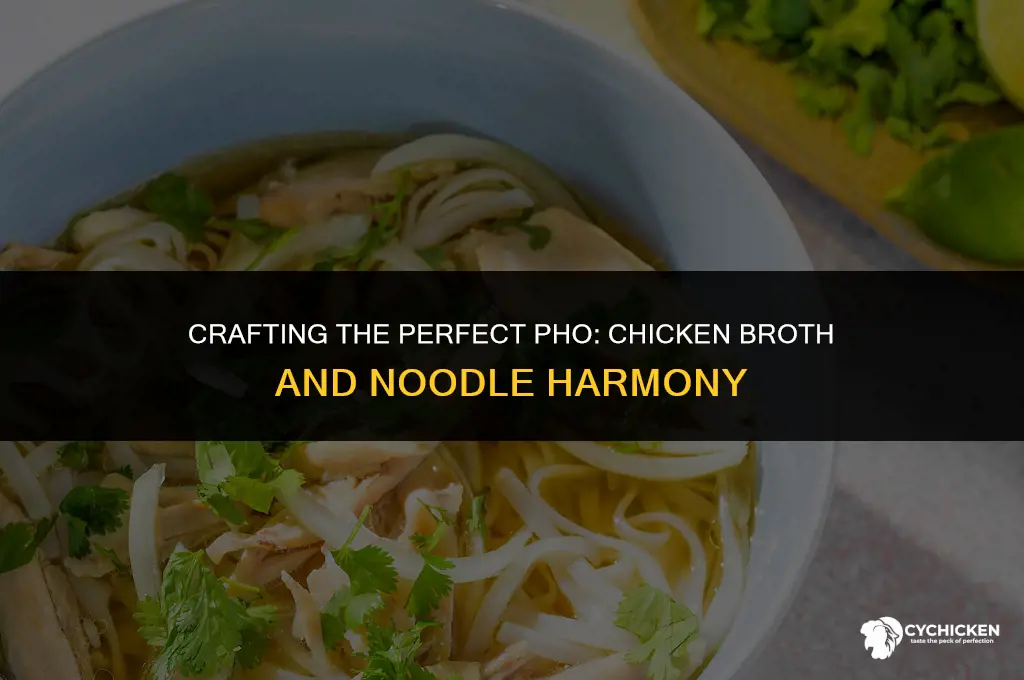 how to make pho broth and noodles with chicken