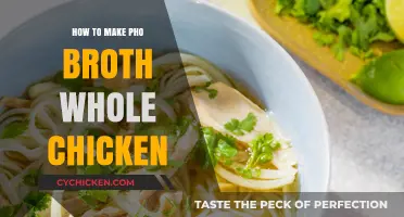 Mastering the Art of Pho Broth with Whole Chicken: A Step-by-Step Guide