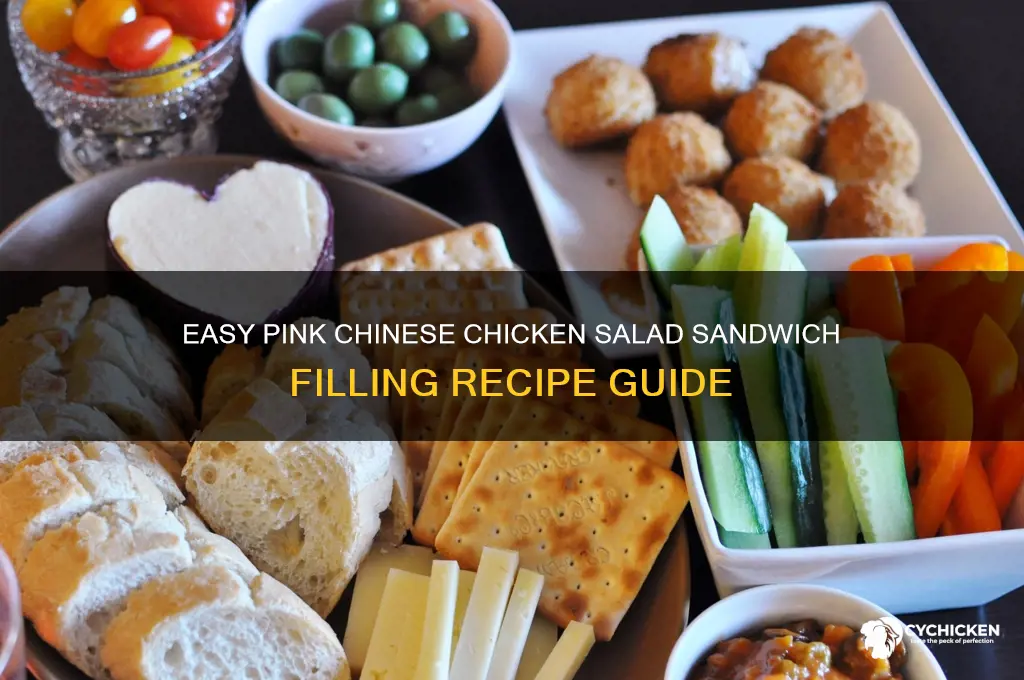 how to make pink chinese chicken sandwich filling