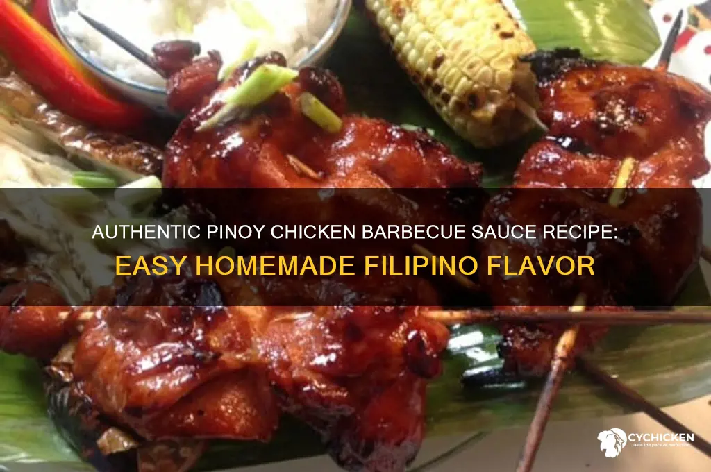 how to make pinoy chicken barbecue sauce