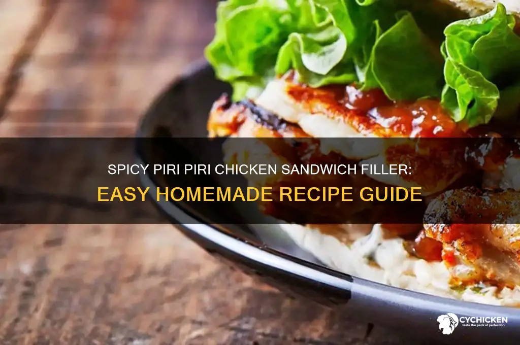 how to make piri piri chicken sandwich filler