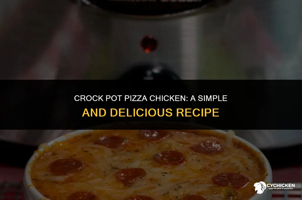 how to make pizza chicken in crock pot