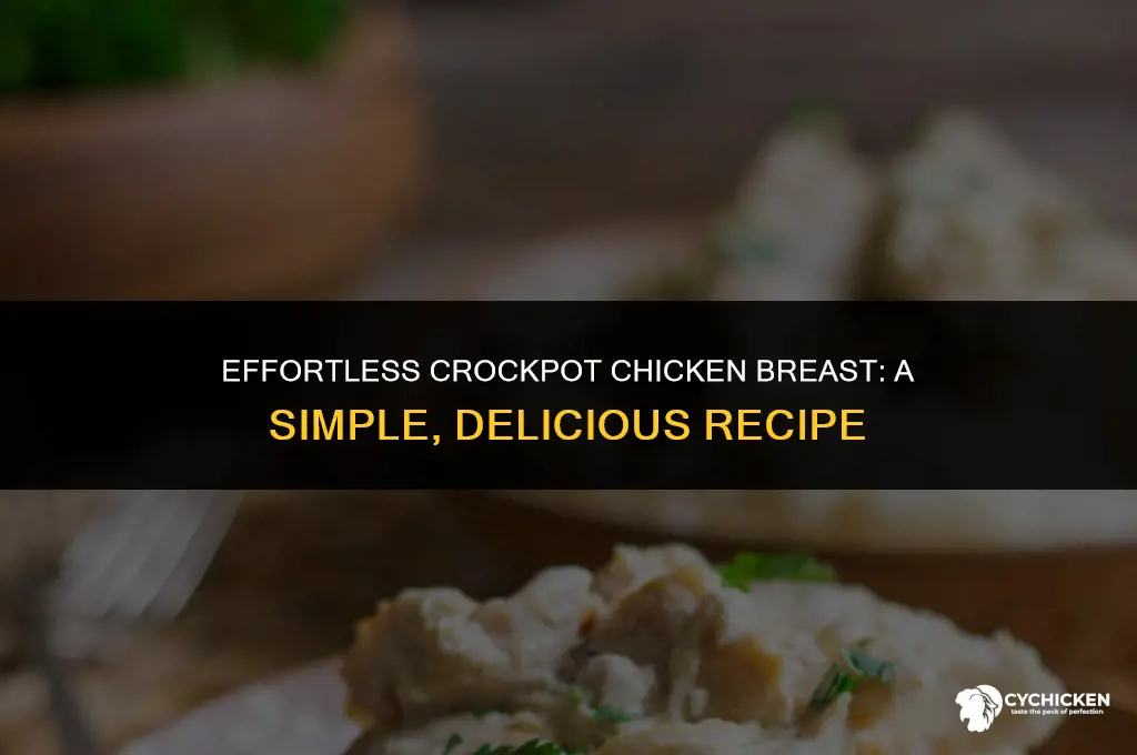 how to make plain chicken breast in crock pot
