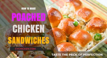 Delicious Poached Chicken Sandwiches: Easy Recipe for a Quick Meal