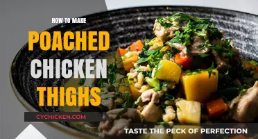 Perfectly Poached Chicken Thighs: Simple, Juicy, and Flavorful Recipe Guide