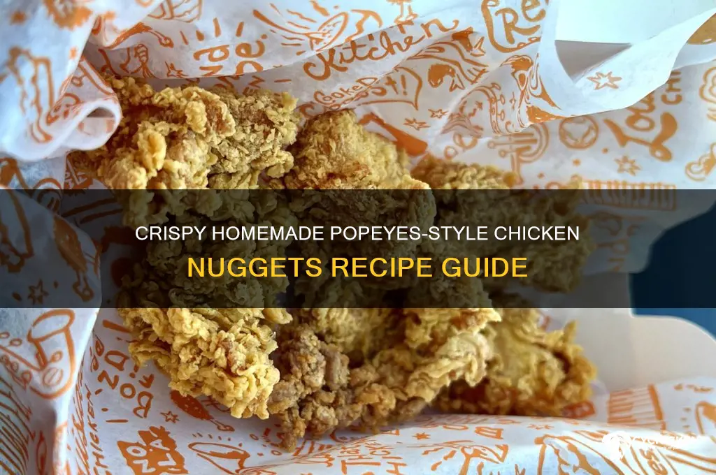 how to make popeyes chicken nuggets