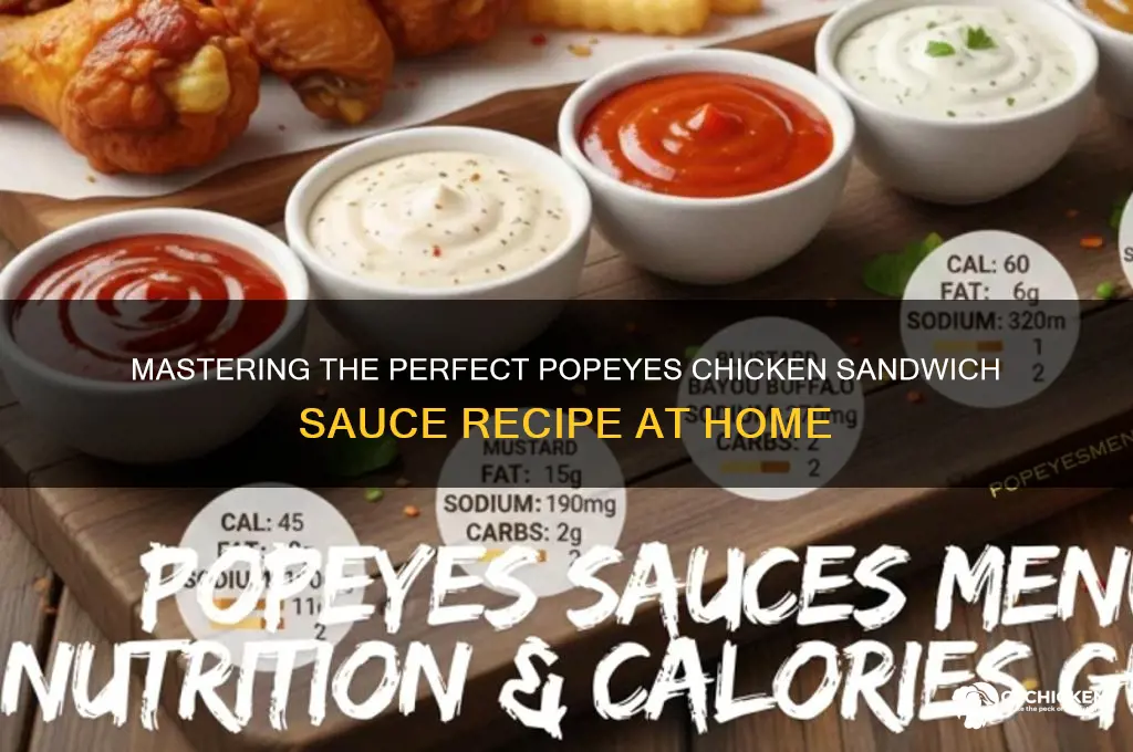 how to make popeyes chicken sandwich sauce recipe