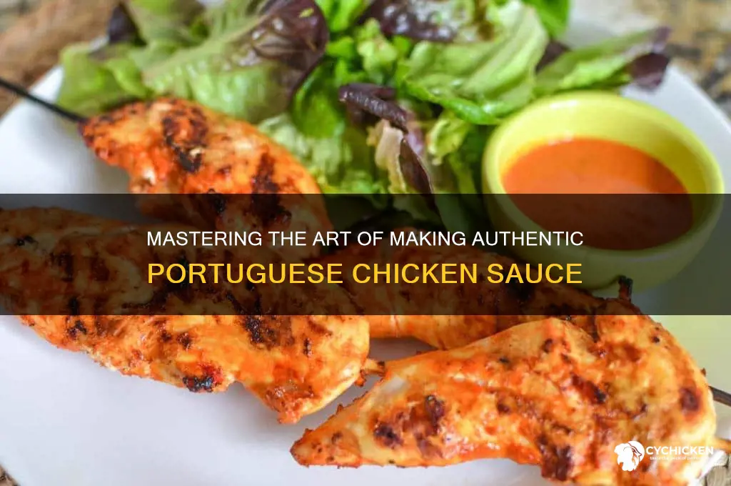 how to make portuguese chicken sauce