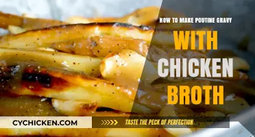Savory Chicken Broth Poutine Gravy: A Canadian Classic Reinvented