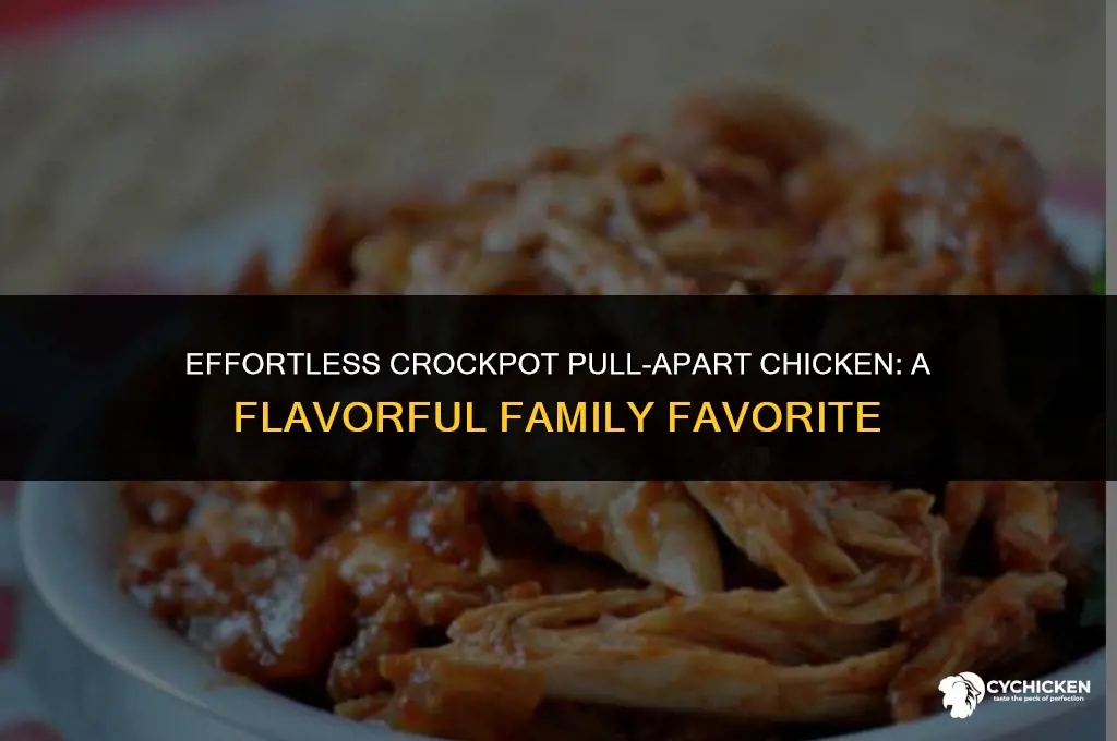 how to make pull apart chicken in crock pot