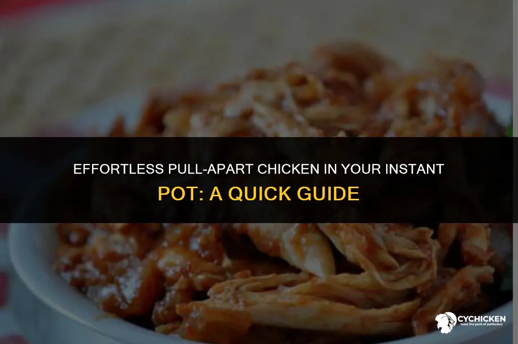how to make pull apart chicken in instant pot
