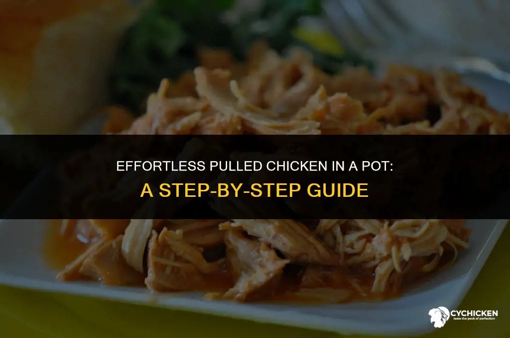 how to make pulled chicken in a pot