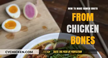 Simmering Simplicity: Crafting Rich Ramen Broth from Chicken Bones
