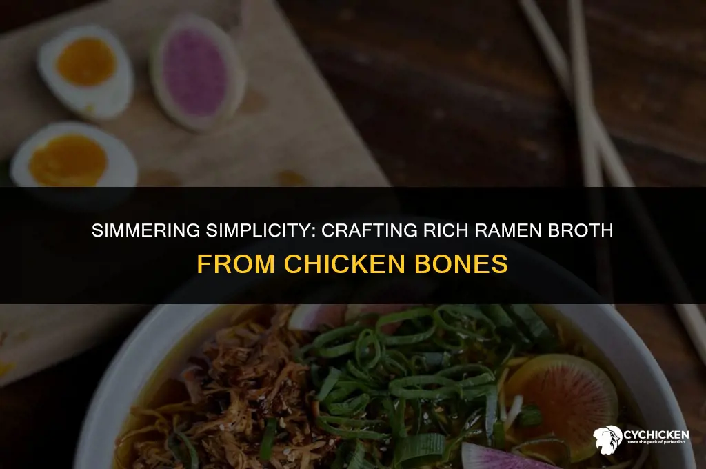 how to make ramen broth from chicken bones