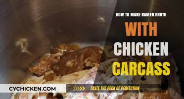 Simmering Simplicity: Chicken Carcass Ramen Broth Recipe