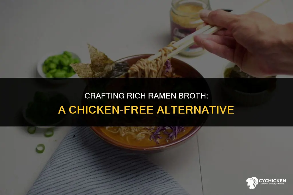 how to make ramen broth without chicken broth