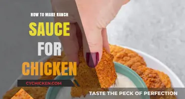 Easy Homemade Ranch Sauce Recipe for Perfect Chicken Dishes