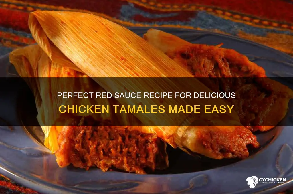 how to make red sauce for chicken tamales