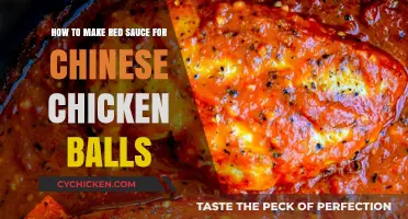 Perfect Red Sauce Recipe for Crispy Chinese Chicken Balls
