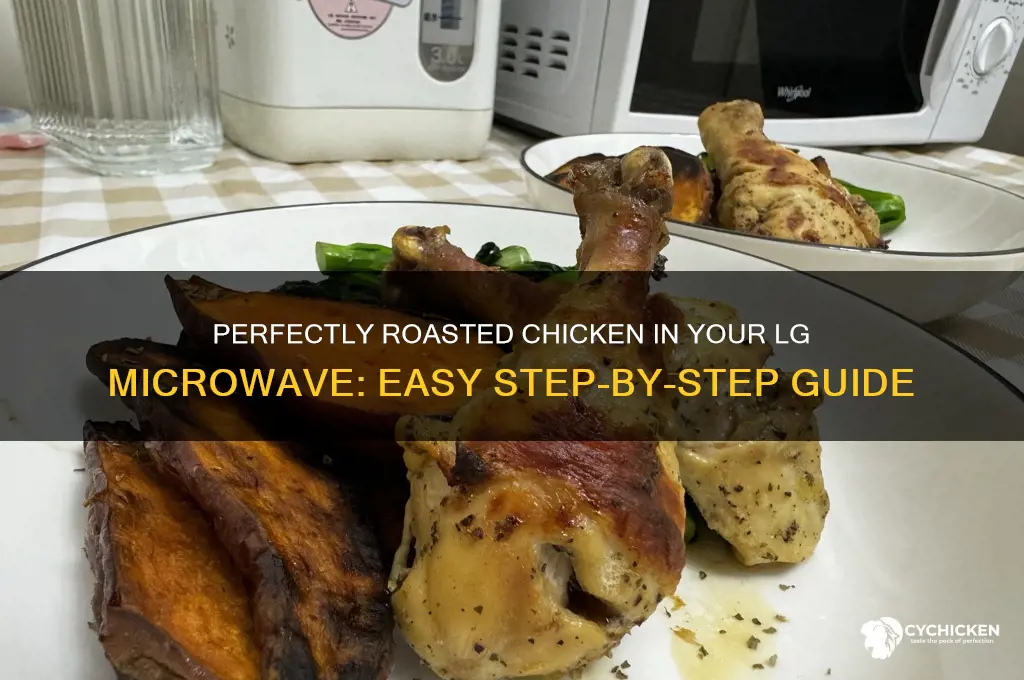 how to make roasted chicken in lg microwave