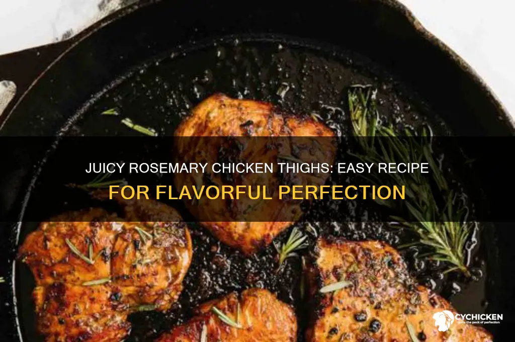 how to make rosemary chicken thighs