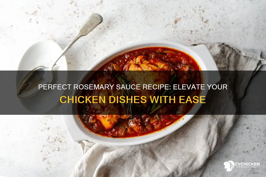 how to make rosemary sauce for chicken